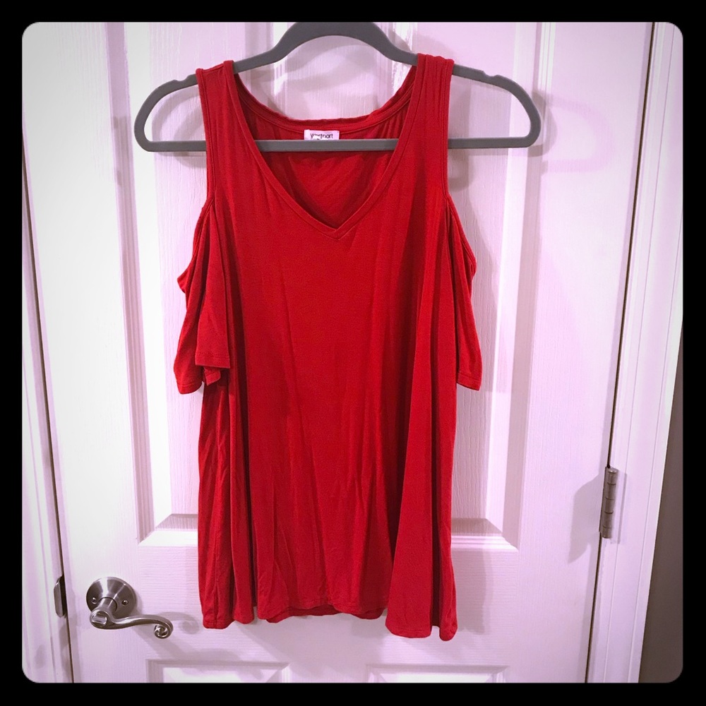 Dress Barn cold shoulder top